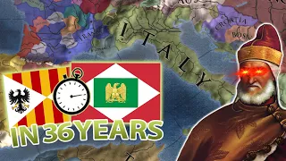 UNITE ITALY in 36 YEARS! - EU4 Nation Speedforming Italy!