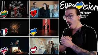 ESC Reaction 5/6 | Litauen, Albanien, Frankreich, Ukraine, Vereinigtes Königreich & Österreich