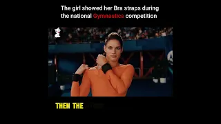 This Girl showed her Bra Strap during National Competition