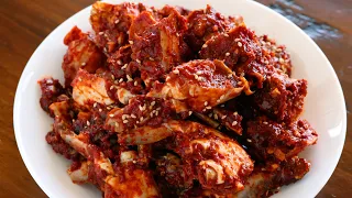Spicy Raw Crab (Yangnyeom-gejang: 양념게장)
