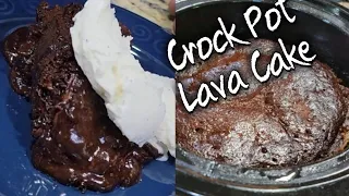 Crock Pot Chocolate Lava Cake Dessert