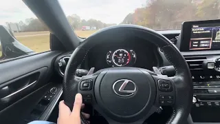 GOING 120+ on the interstate in my Lexus F Sport Vlog!!