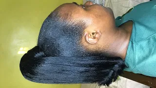 90’s FLIPPED PONYTAIL SHORT TUTORIAL