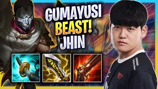 GUMAYUSI IS A BEAST WITH JHIN! - T1 Gumayusi Plays Jhin ADC vs Kai'sa! | Season 2023