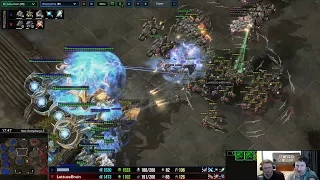 [StarCraft 2] Bar Code(Protoss) vs LettuceBrain(Terran)