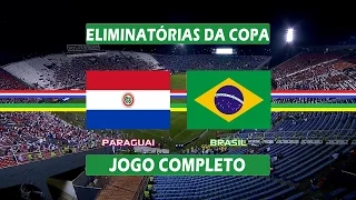 Paraguai x Brasil - Jogo Completo - Eliminatórias da Copa 2018 (29/03/2016)