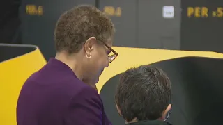 Karen Bass casts vote in Baldwin Hills in LA Mayor race