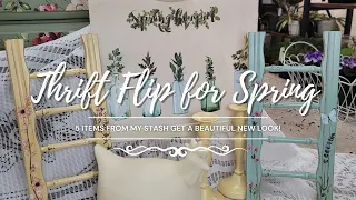 Thrift Flips for Spring - Repurposing Magazine Rack Pieces - and Building Our Little Greenhouse!!