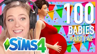 Single Girl Has 50 Babies In The Sims 4 | Part 42