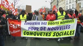Студенты и профсоюзы Франции протестуют против трудовой реформы (новости)