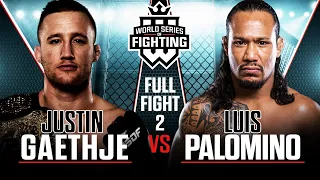 Full Fight | Justin Gaethje vs Luis Palomino 2 (Lightweight Title Match) | WSOF 23, 2015