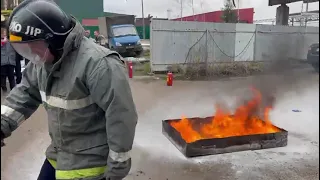 Обучение добровольных пожарных