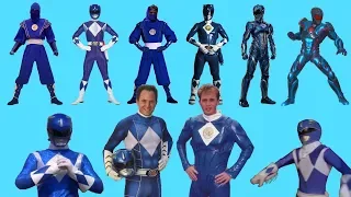 All of Billy's Blue Mighty Morphin Power Ranger Forms (Beast Morphers & Dino Fury Update)