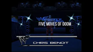 WWF No Mercy "Five Moves of Doom" GS Mod Hack Chris Benoit Sequence