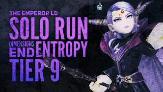 DFFOO [GL] The Emperor LD Solo Run on Dimensions End: Entropy Tier 9 (33 Turns | 1M Score)