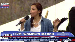 FNN: Ashley Judd Performs Her "Nasty" Poem At Women's March DC