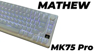 MATHEW MK75 Pro - ТОП МЕХАНИЧЕСКАЯ КЛАВИАТУРА