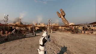 SW Battlefront 2 (2017) Gameplay | Instant Action Overhaul | Attack on Mos Eisley