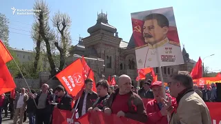 Tens Of Thousands Mark May Day In Moscow
