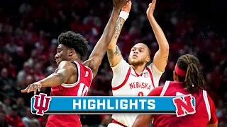 Indiana at Nebraska | Highlights | Big Ten Men's Basketball | Jan. 3, 2024