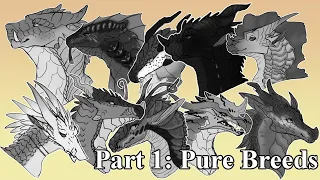 Speedpaint - All Wings Of Fire Dragons  Part 1: Pure Breeds