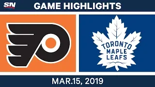 NHL Highlights | Flyers vs Maple Leafs – Mar 15, 2019