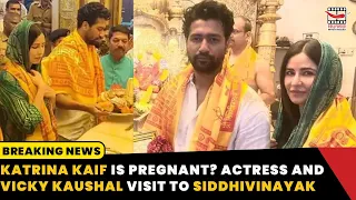 Katrina Kaif Is Pregnant? Actress And Vicky Kaushal Visit To Siddhivinayak Temple  Spark Rumours