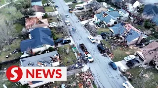 Tornadoes, storms rip through US south