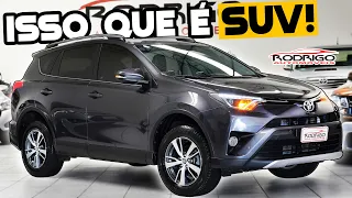 UM SUV FANTÁSTICO DA TOYOTA MELHOR QUE O COROLLA com BAIXA KM na RODRIGO AUTOMÓVEIS! Toyota RAV4 TOP