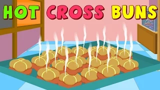 Nursery Rhyme Street | Hot Cross Buns | Nursery Rhymes and Kids Songs - Ep 40