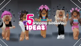 5 preppy avatars ideas under 400 robux || its_lola💕