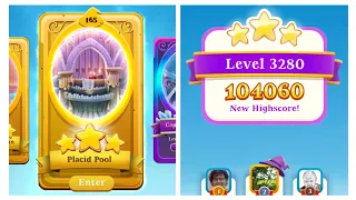 select chapter 165 🌟🌟🌟 bubble witch 3 saga gameplay level up 3280