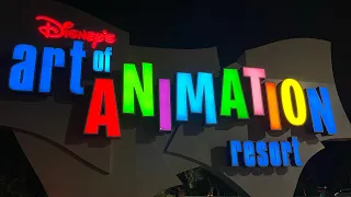 Disney's Art of Animation Resort (Night) Complete Walking Tour in 4K | Walt Disney World 2021