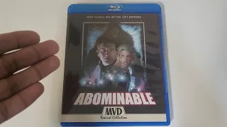 ABOMINABLE 2006 MVD REWIND COLLECTION BLU RAY UNBOXING REVIEW!!!