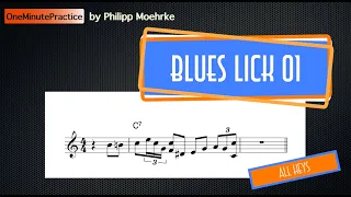 OneMinutePractice - Blues Piano Lick 01