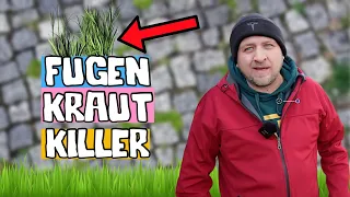 Nie wieder Unkraut in den Fugen Der ultimative Trick für einen sauberen Gehweg !