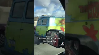 I seen the mystery machine driving Scooby Scooby Doo where are you #youtubeshorts #fyp #shorts