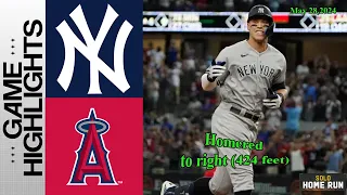 Yankees vs Angels GAME Highlights May 28, 2024 | MLB Highlights|2024 MLB Season