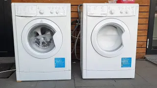 Wash race #2! Indesit IWC51451 vs Indesit IWC5125 wool cycle vs shoes cycle