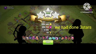 playing clash of clans{COC}