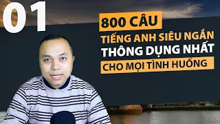 800 Câu tiếng Anh SIÊU NGẮN thông dụng nhất cho mọi tình huống (Phần 1)