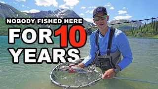 Fly Fishing a Fly-In Alpine Lake That NOBODY Has Fished For 10 YEARS!