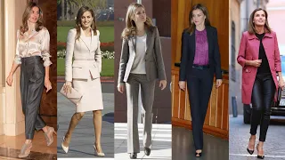 Gorgeous and pretty Queen letizia's dresses style | Queen lletizia's dresses collection 👑