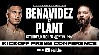BENAVIDEZ vs PLANT Kickoff Press Conference | #BenavidezPlant