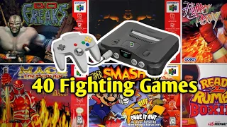 All Fighting Games for Nintendo 64 ( N64 )