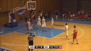 Konstantin Kostadinov Dunk, Bulgaria U16 vs Ukraine U16, 15.08.2017