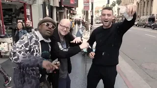 Biz Nasty + Rear Admiral Take On The Hollywood Walk Of Fame - West Coast Wagon Tour