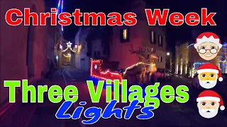 Three villages Christmas lights, Christmas week in MALTA 2021