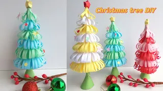 手工纸艺3D圣诞树/ 3D Paper Christmas Tree DIY / How to Make Paper Christmas Tree