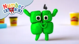 @Numberblocks - Number Four | Play-Doh